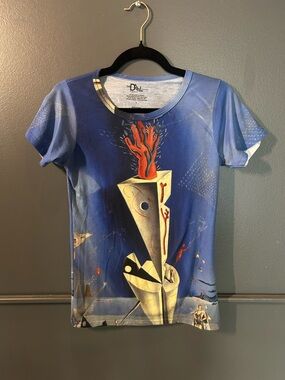Salvador Dali - Blue Graphic Short-Sleeve Tee